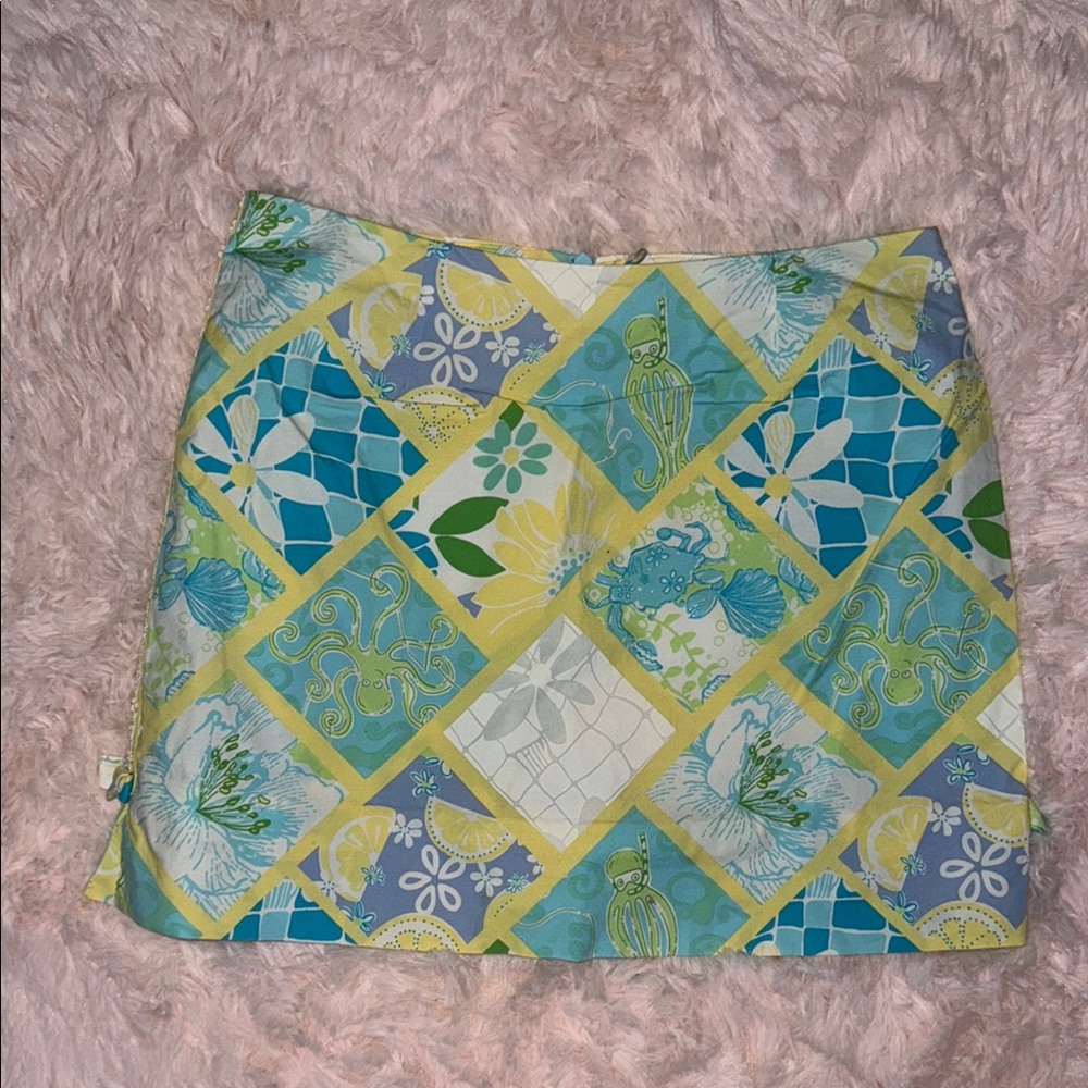 Colorful Patterned Women's Skirt